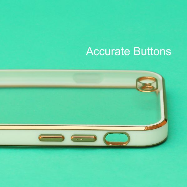 White Electroplated Transparent Case for Apple iphone 6/6s - The Hatke