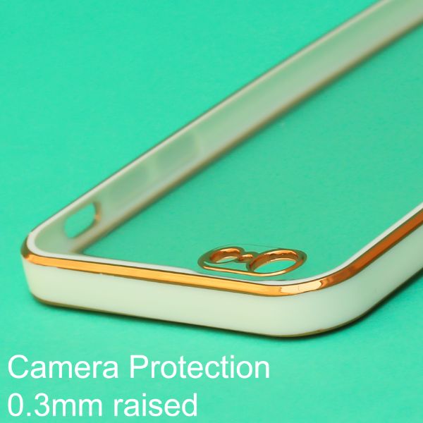 White Electroplated Transparent Case for Apple iphone 6/6s - The Hatke