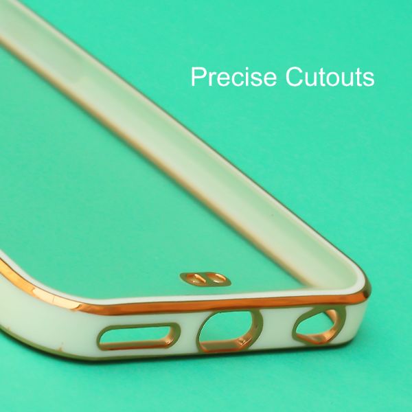 White Electroplated Transparent Case for Apple iphone 6/6s - The Hatke