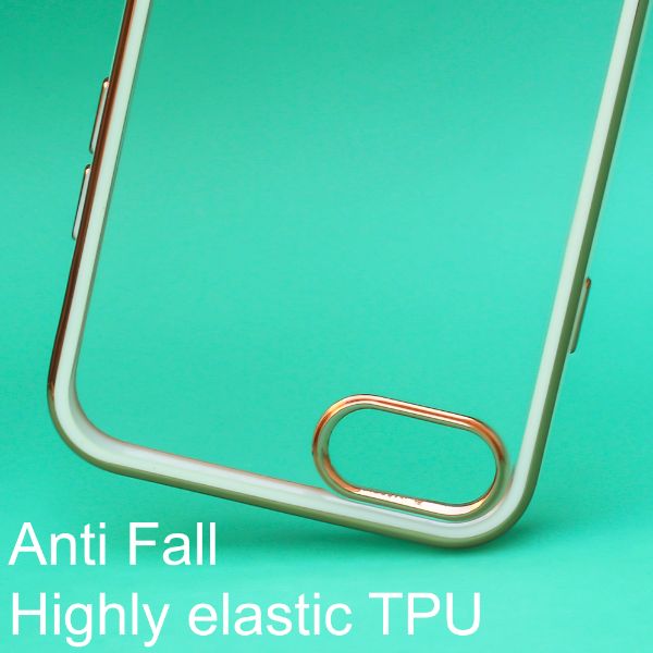 White Electroplated Transparent Case for Apple iphone 7 - The Hatke