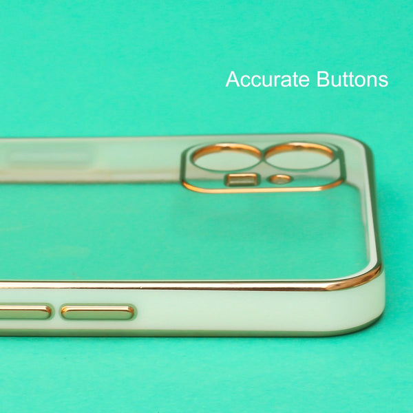 White Electroplated Transparent Case for Nothing Phone 1 - The Hatke