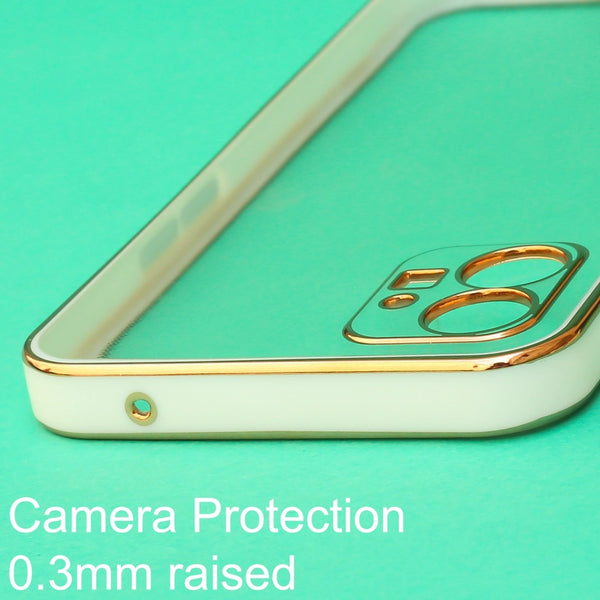 White Electroplated Transparent Case for Nothing Phone 1 - The Hatke