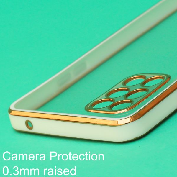 White Electroplated Transparent Case for Oneplus 8T - The Hatke