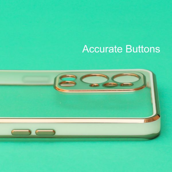 White Electroplated Transparent Case for Oneplus 9 Pro - The Hatke