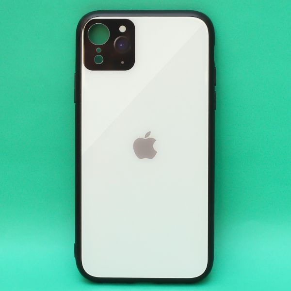 White Multi Camera Glass case for Apple iPhone XR - The Hatke
