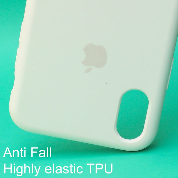 White Original Silicone case for Apple iphone X/Xs - The Hatke