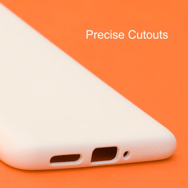 White Original Silicone case for Oneplus 7T - The Hatke