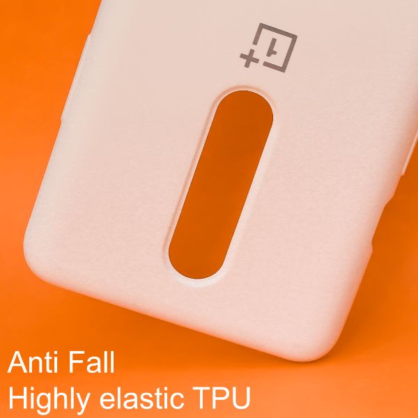 White Original Silicone case for Oneplus 8 - The Hatke