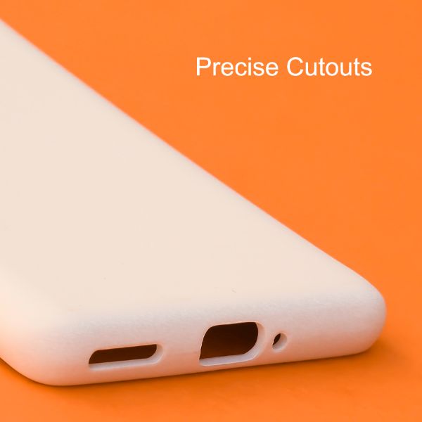 White Original Silicone case for Oneplus 8 - The Hatke