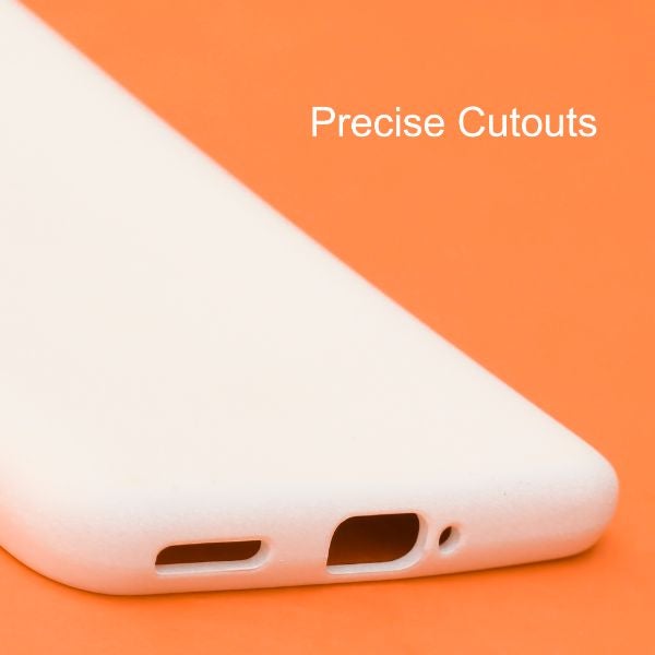White Original Silicone case for Oneplus 9R - The Hatke