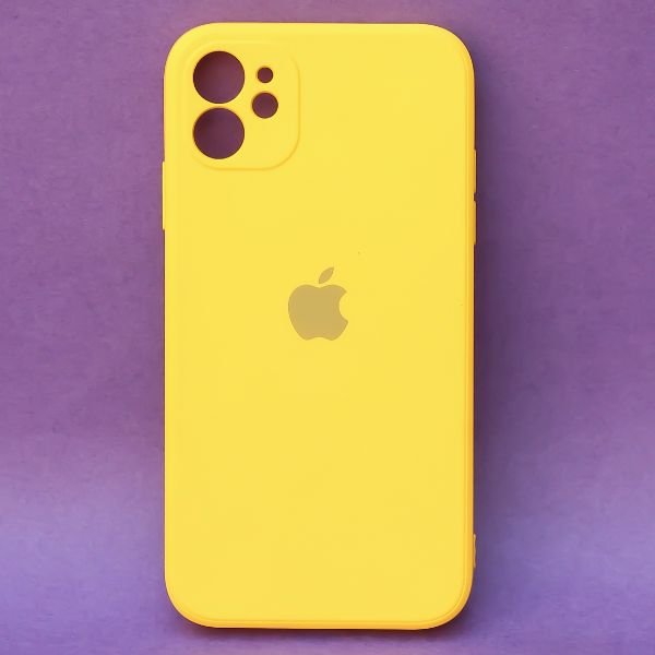 Yellow Candy Silicone Case for Apple Iphone 11 - The Hatke