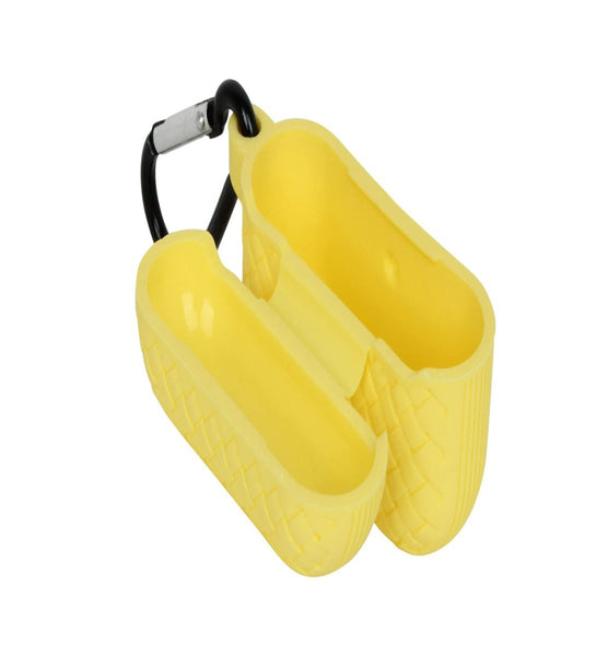 Yellow Stylish Silicone Case For Apple Airpods 1/2 - The Hatke