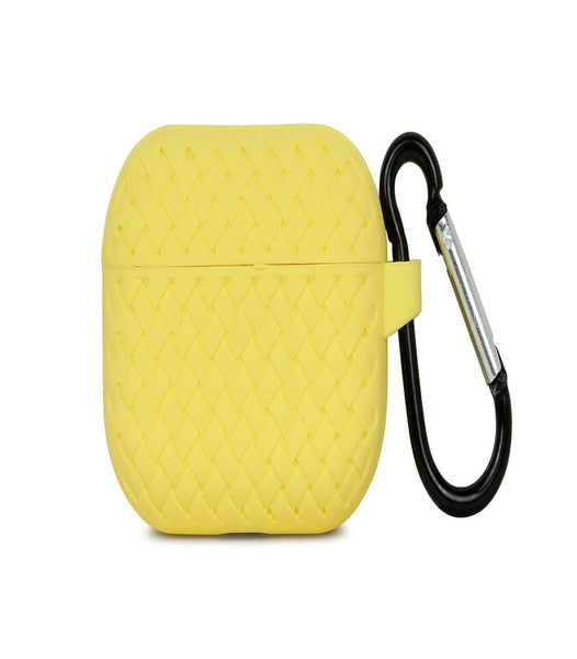 Yellow Stylish Silicone Case For Apple Airpods 1/2 - The Hatke
